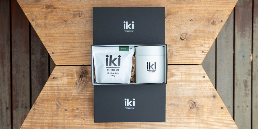iki オリジナルキャニスター＆コーヒー豆